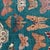 Teal Butterfly Moth Pictorial Hand-Knotted Wool Rug - 3'4" X 4'10" For Sale - Image 6 of 10