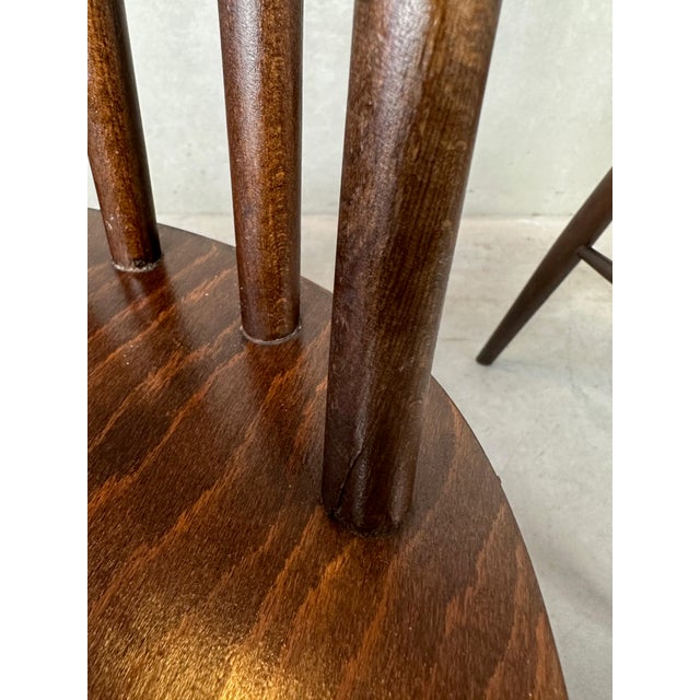 Vintage Bar Chairs, Set of 4 For Sale - Image 10 of 12