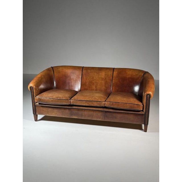 Classic Sheepskin 3-Seater Sofa For Sale - Image 13 of 18