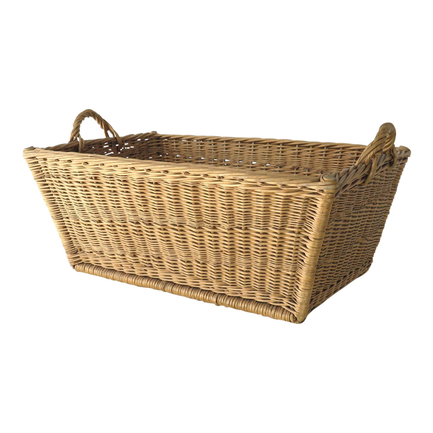 Vintage French Laundry Basket Chairish