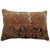 Pillow made from antique Persian Malayer rug with cotton back. 16'' x 23''