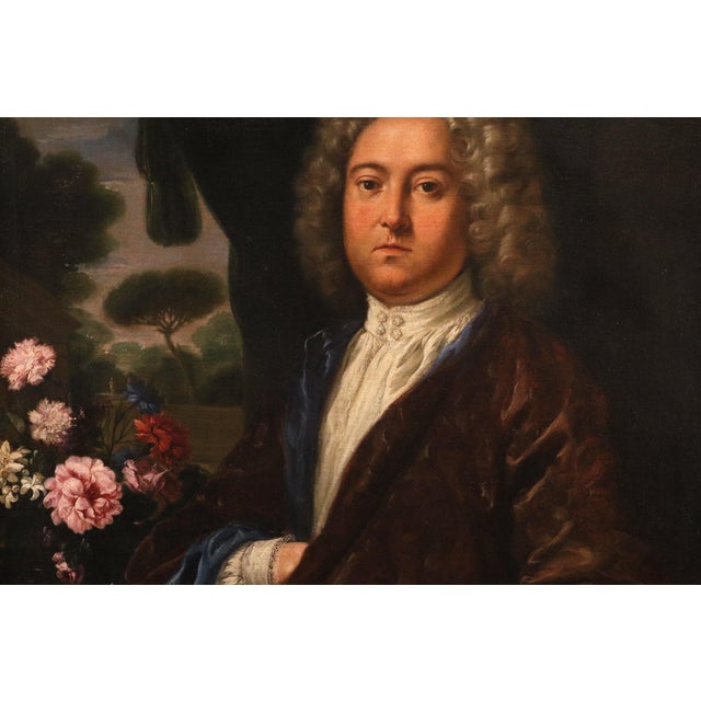 Workshop of Anton Raphael Mengs, Portrait of a Gentleman, 1760, Oil on Canvas For Sale - Image 6 of 16