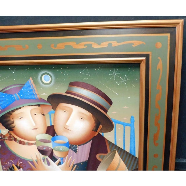 Anton Arkhipov "Starlight Romance" Hand Signed Artist's Custom Framed Art #2/49 For Sale - Image 9 of 10
