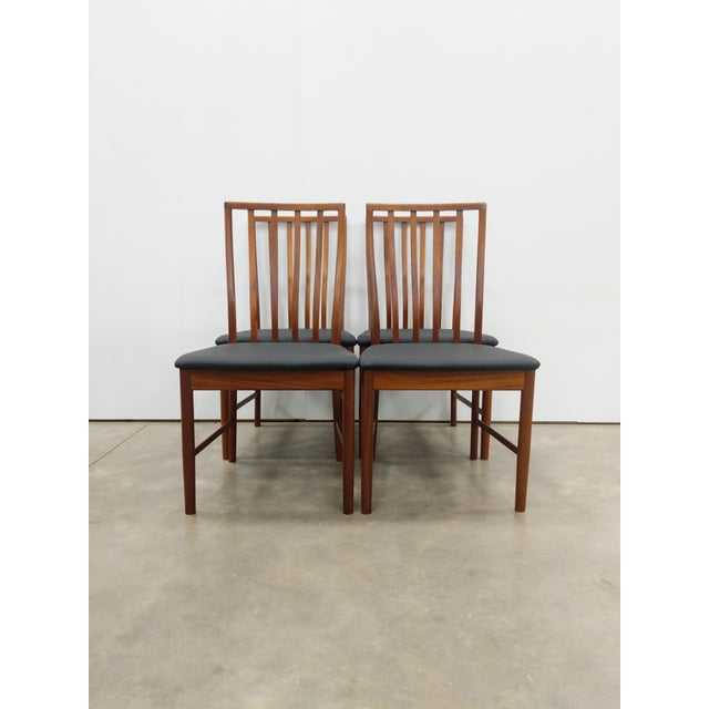 A. H. McIntosh & Co. Ltd. Set of 4 Vintage Mid Century Modern Dining Chairs Attributed to McIntosh For Sale - Image 4 of 8