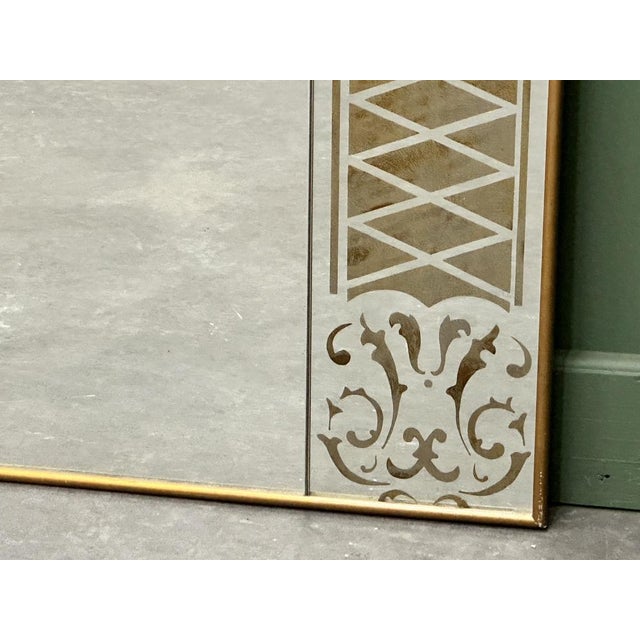 Large Art Nouveau Bistro Mirror, France, 1930s For Sale - Image 6 of 14