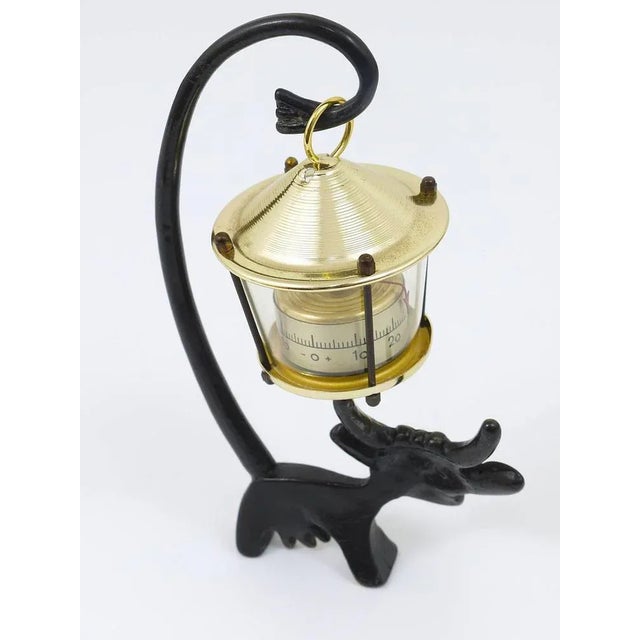 1950s Cow Figurine with Thermometer attributed to Walter Bosse for Hertha Baller, Austria, 1950s For Sale - Image 5 of 10