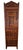 Beautiful meticulously carved teak wood with brass inlay screen room divider having 4 panels that accordion or zig zag....