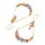 Not Yet Made - Made To Order 13.96ct Uncut Multi Sapphire Bead Drop Earrings Gift for Mom- A Pair For Sale - Image 5 of 11