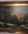 Rustic Early 20th Century Winter Landscape Oil Painting by Ira Remsen, Framed For Sale - Image 3 of 13
