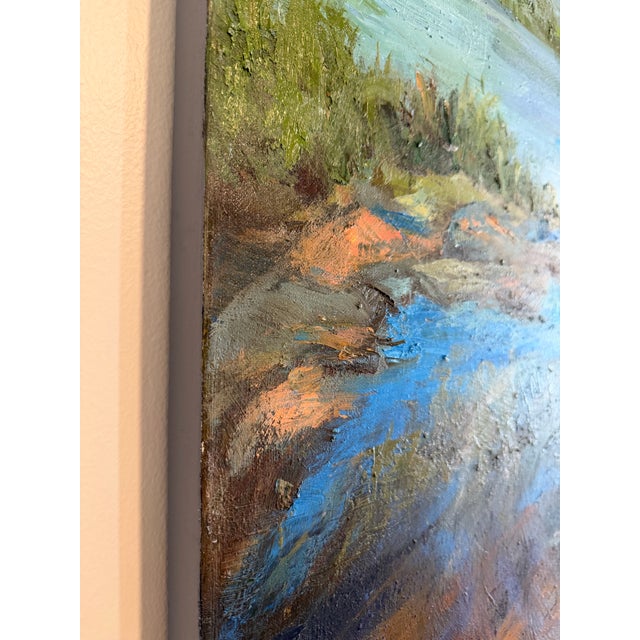 Traditional Jumping In, Original Oil Painting by Julia Lawing For Sale - Image 3 of 4