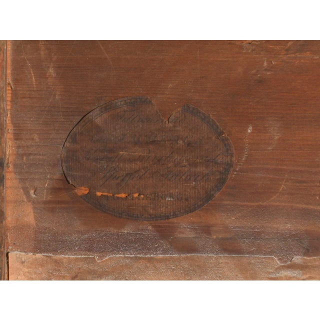 Gustavian (Swedish) Swedish Gustavian Pine Mirror from Johann Martin Berg For Sale - Image 3 of 4