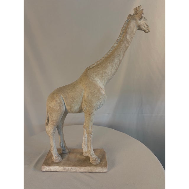 Sculpture Materials Vintage Austin Productions Standing Giraffe Sculpture, 1981 For Sale - Image 7 of 10