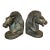 Rare Vintage Pair of BMR Cast Bronze Horse Head Bookends – Mid‑Century Equestrian Decor for Horse Lovers, Ralph Lauren Decor & Ranch Decor For Sale