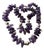 Vintage Amethyst and Sterling Silver Beaded Necklace For Sale