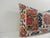 Boho Chic Antique One-of-the-Kind Suzani Patchwork Decorative Lumbar Pillow For Sale - Image 3 of 5