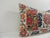 Boho Chic Antique Unique Suzani Embroidery Patchwork Decorative Lumbar Pillow For Sale - Image 3 of 5