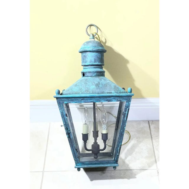 Elevate Your Space with Timeless Charm. These exquisite single vintage copper hanging lantern will add a touch of classic...