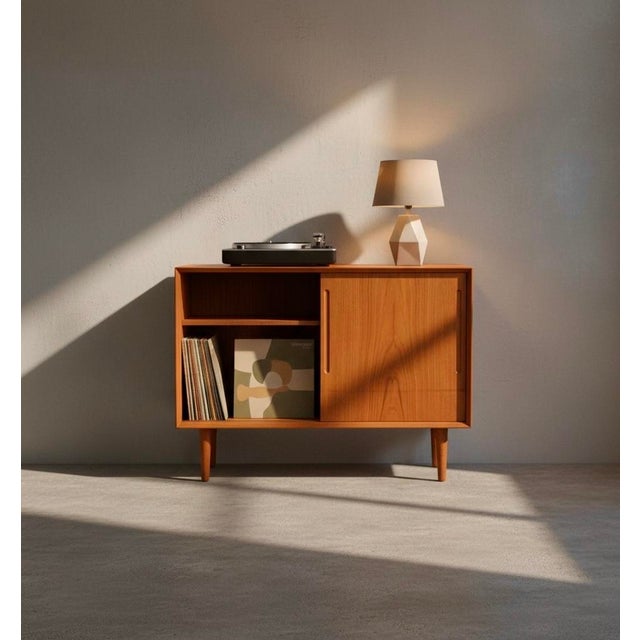 Mid-Century Modern Low Teak Sideboard by Svend Aage Rasmussen for Alderlyst Møbelfabrik, Denmark, 1960s For Sale - Image 3 of 18