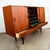 1960s Mid Century Danish Modern Credenza Highboard Sideboard Sliding Teak 4 Doors Bar For Sale In Sacramento - Image 6 of 12