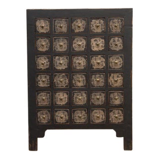 Tall Chinese Apothecary 30 Drawer Dresser For Sale