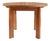 Round Extending Dining Table in Elm attributed to Maison Regain, France, 1980s For Sale