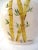 Boho Chic Mid-Century Hand-Painted Bamboo Design Vase For Sale - Image 3 of 7