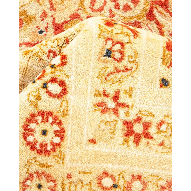 Textile Mogul, One-of-a-Kind Hand-Knotted Area Rug - Orange, 9' 4" x 11' 10" For Sale - Image 7 of 8