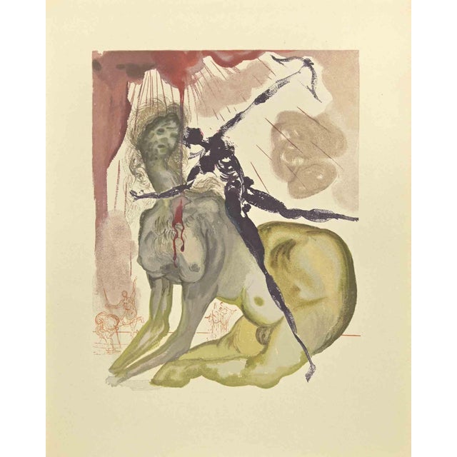 Salvador Dali, The Minotaur, Woodcut, 1963 For Sale