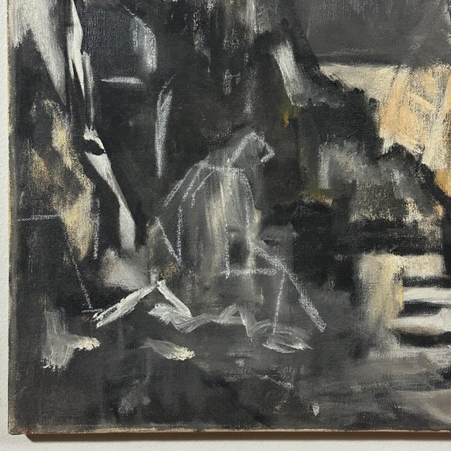 1950s Frederick Robbins Childs (1908-1978) - Untitled Modernist Abstract Crucifixion, Signed (1951, Oil on Canvas)/Fernand Léger For Sale - Image 5 of 7