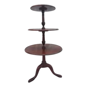 Contemporary James River Mahogany 3 Tier Butler Plantation Table Hickory Chair Company