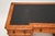 Victorian Satinwood Pedestal Desk with Leather Top, 1860s For Sale - Image 6 of 11