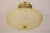 Art Deco Art Deco Thick Slag Glass Lalique Style Saucer Light Hanging Ceiling Lamp 1930's For Sale - Image 3 of 13