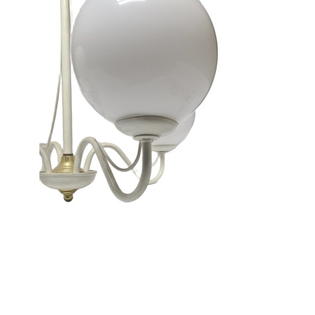 Art Nouveau Chandelier, Poland, 1970s For Sale - Image 3 of 10