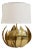 Single Italian Mid-Century Brass Table Lamp , 1950's For Sale