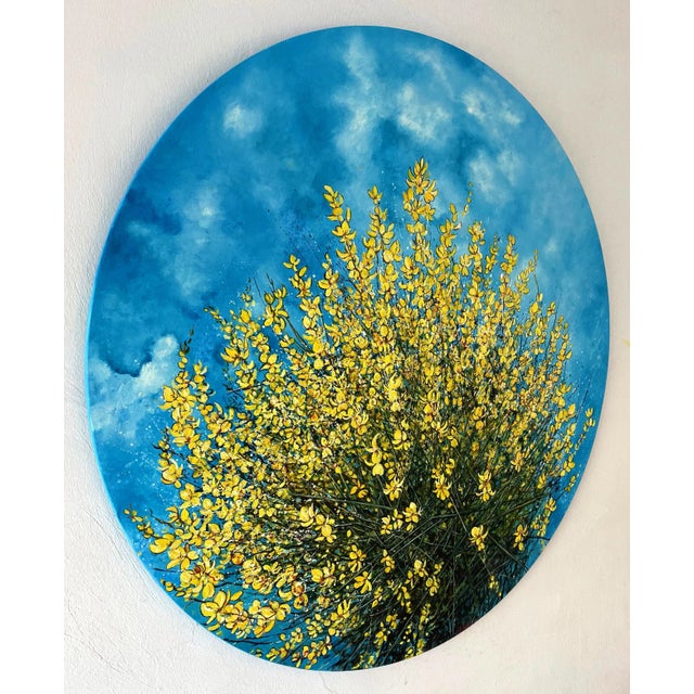 Contemporary Anastasia Gklava, Flowers of Loussios, 2022, Oil on Canvas For Sale - Image 3 of 10