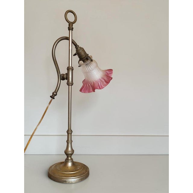 Art Deco Gooseneck Desk Lamp, France, 1930s For Sale - Image 4 of 12