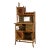 French Bamboo & Lacquer Cabinet Etagere, 19Th. Century. For Sale