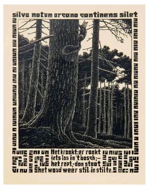 Maurits Cornelis Escher, Squirrel, Woodcut, 1931