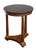 French Empire Round Table or Gueridon of Walnut With Marble Top For Sale - Image 4 of 10