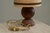 Table Lamp in Carved Wood with Shade in Woven Jute, 1960s For Sale - Image 11 of 15