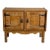 Vintage Danish Oak Cabinet in Style of Henning Kjærnulf Scandinavian Rustic Sideboard For Sale