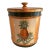 Vintage Vietri Italian Pineapple Giltwood Ice Bucket With Removable Metal Liner For Sale