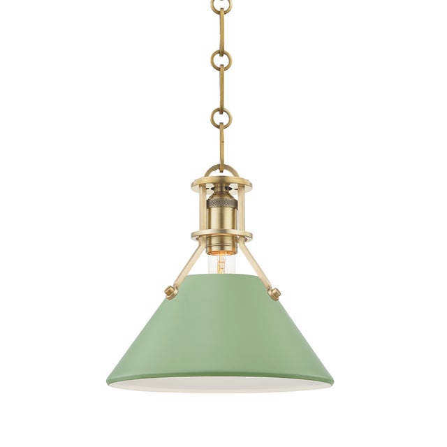 Designed by Mark D. Sikes for Hudson Valley Lighting The Classics Collection Material: Brass 9.5 W x 9.5 D x 9.25 H
