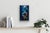 Abstract Electrogenesis by Stacy D'Aguiar | Acrylic on aluminum panel of a colorful fish with glowing elements For Sale - Image 3 of 4