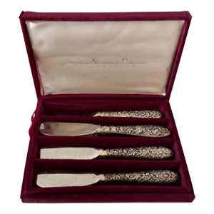Vintage Godinger Silver Plated Butter Knives - Set of 5