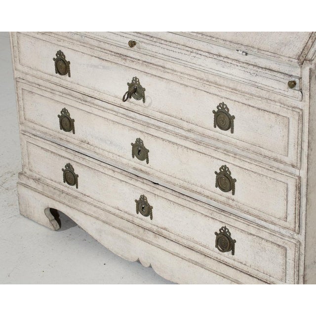 2-Part Swedish Bureau, 1790s For Sale - Image 5 of 12