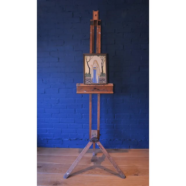 G Hastain, Catholic Nun, 1927, Watercolor, Framed For Sale - Image 3 of 7