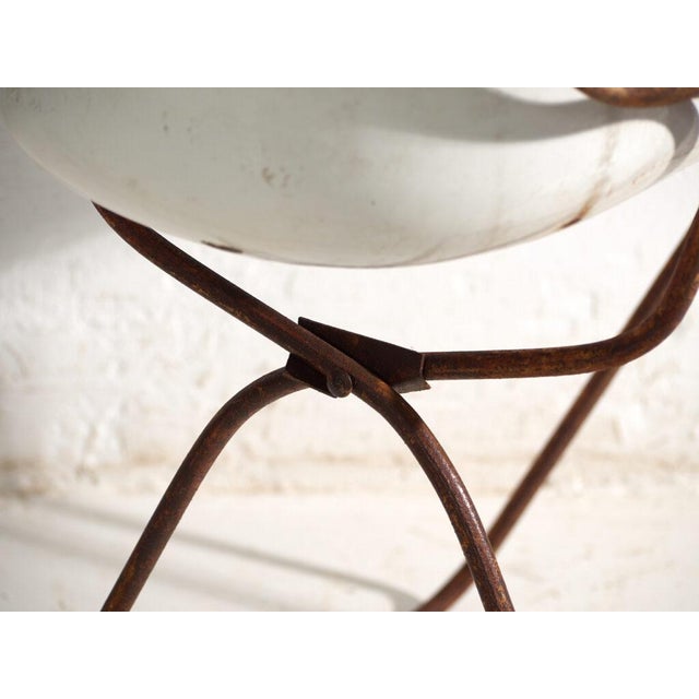 Bathtub in Enamelled Iron Central Europe, 1950 For Sale - Image 3 of 12