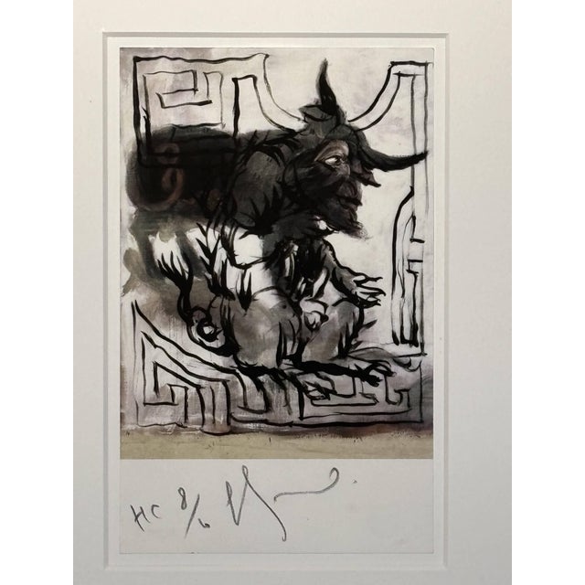 Gérard Garouste, The Beekeeper and the Indians, 20th Century, Print, in Very Good conditions. Designed 1980 to 1989 This...