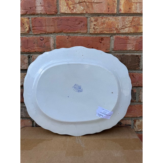 English Transferware Platter For Sale - Image 4 of 6